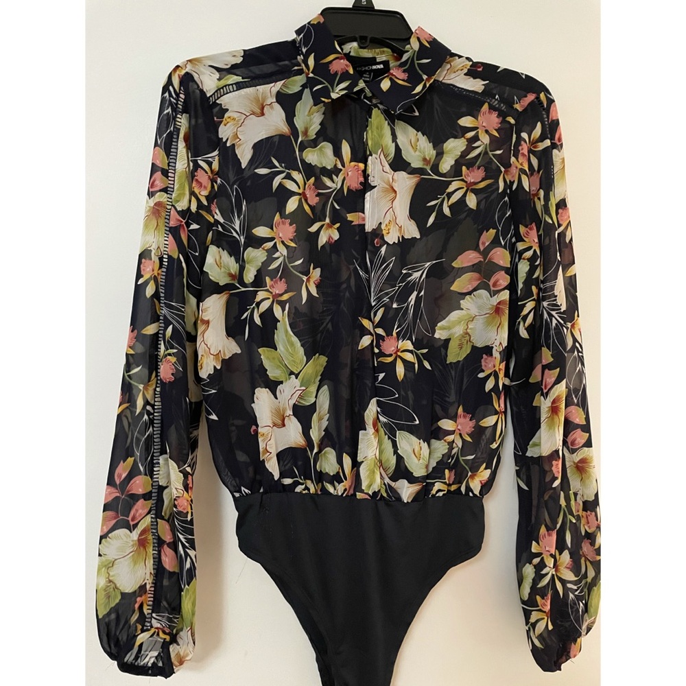 Fashionnova Floral Bodysuit
